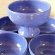 Ceramic bowls, dessert service, 1980