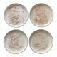Talking dessert plates Sarreguemines Theme Petanque -MJDSL7