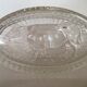 Beurrier verre motif vache 1950/60