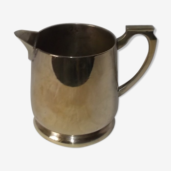 Silver metal pitcher