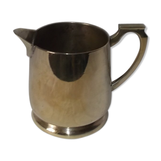 Silver metal pitcher