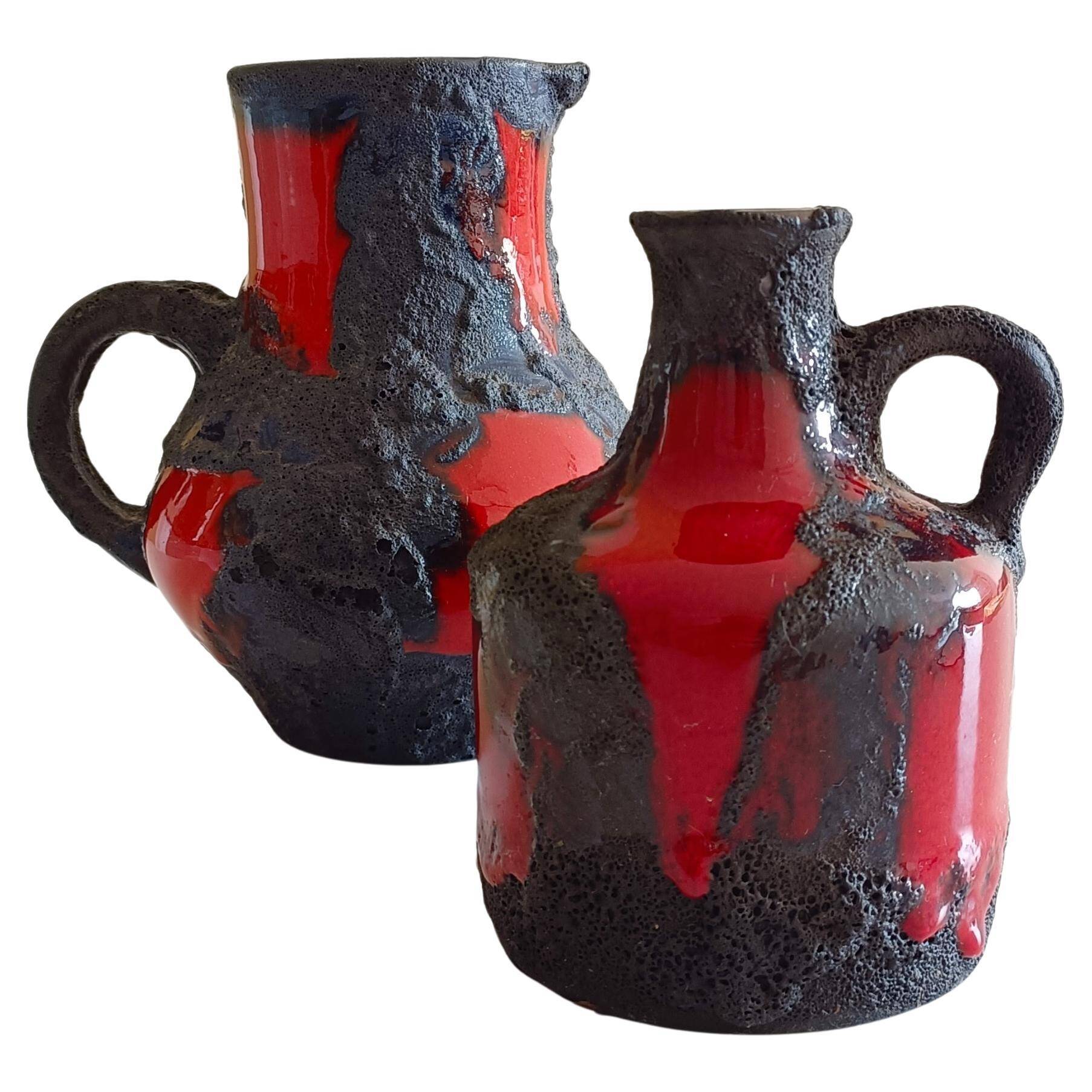 Jugs en céramique moderne du milieu du siècle par Marei Keramiks, années 1960, Allemagne