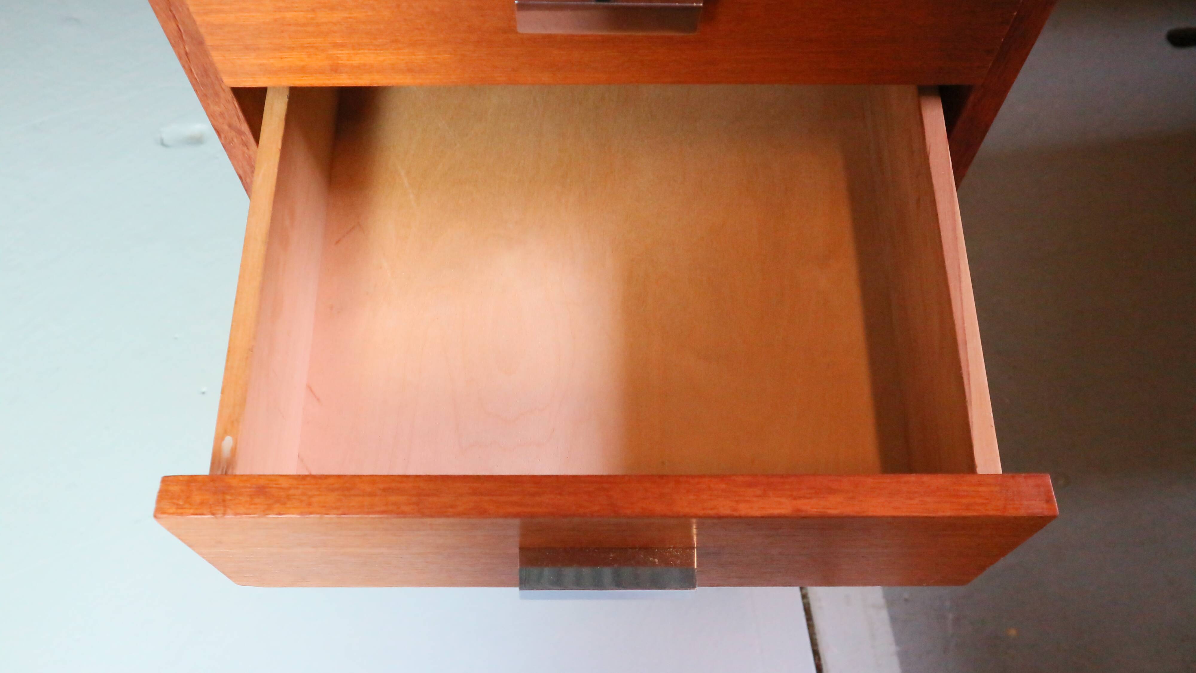 Cees Braakman Boomerang Desk with Triangle Legs for Pastoe, Dutch Design, 1950s