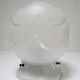 Porcelain ball lamp and art deco style glass
