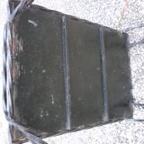 Vintage tiled wrought iron coffee table