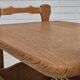 1970s, Danish newspaper side table. Solid oak wood, furniture mesh.