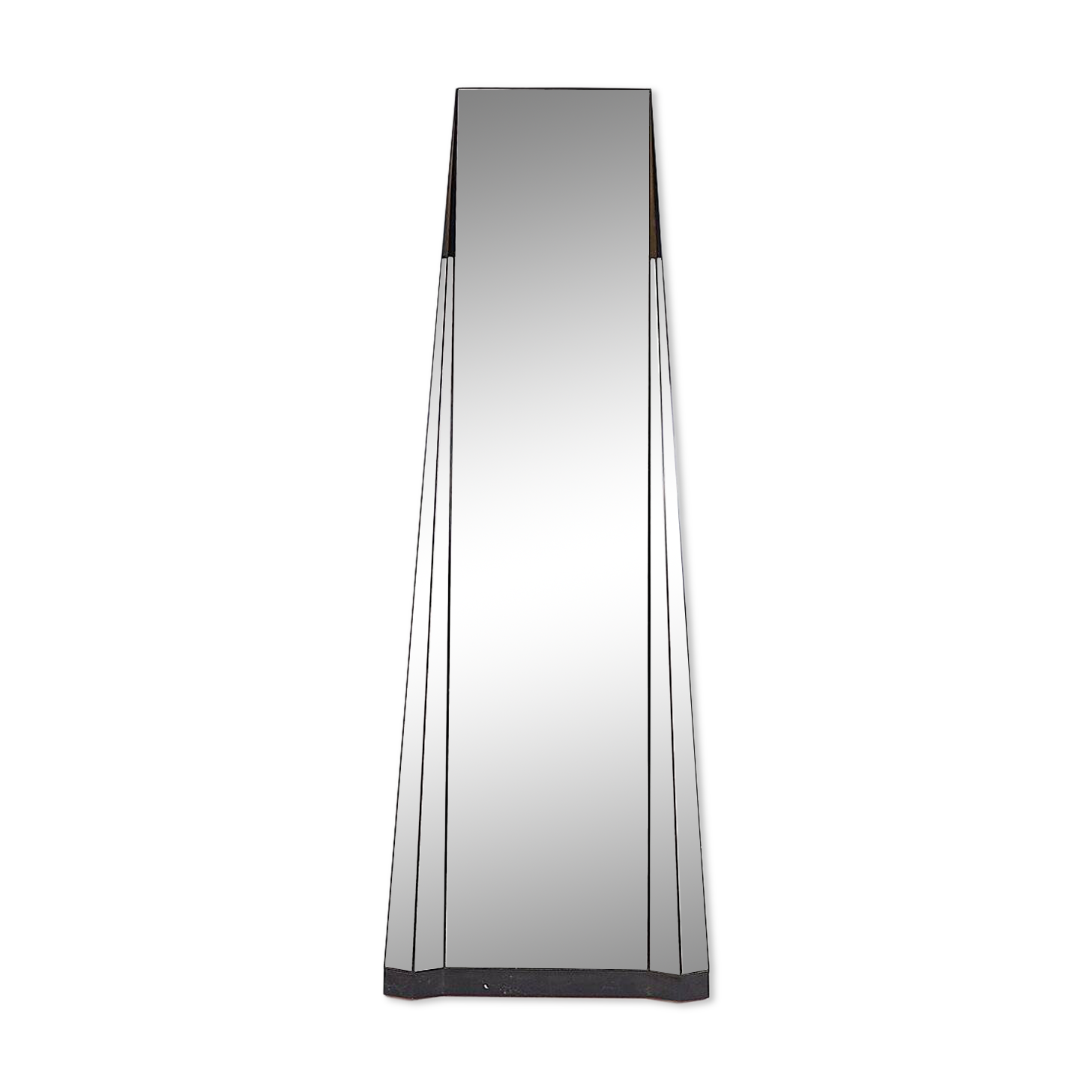 Art Deco style pyramidal floor mirror - 20th century