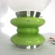 Stilux Milano, large green murano glass table lamp from 60s