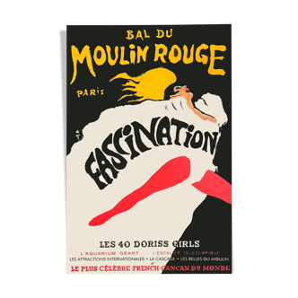 Affiche Moulin Rouge "Fascination" par René Gruau