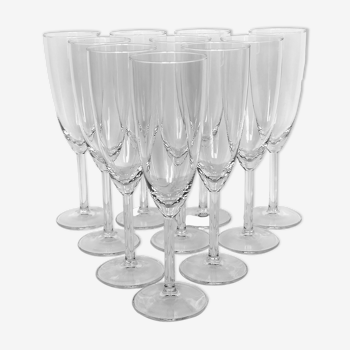 6 champagne flutes