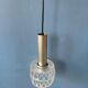 Mid-Century Crystal Glass Pendant