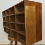 Wooden postal sorting locker