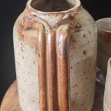 Service trio in pyrite stone Puisaye Jean-Pierre Prud'homme.