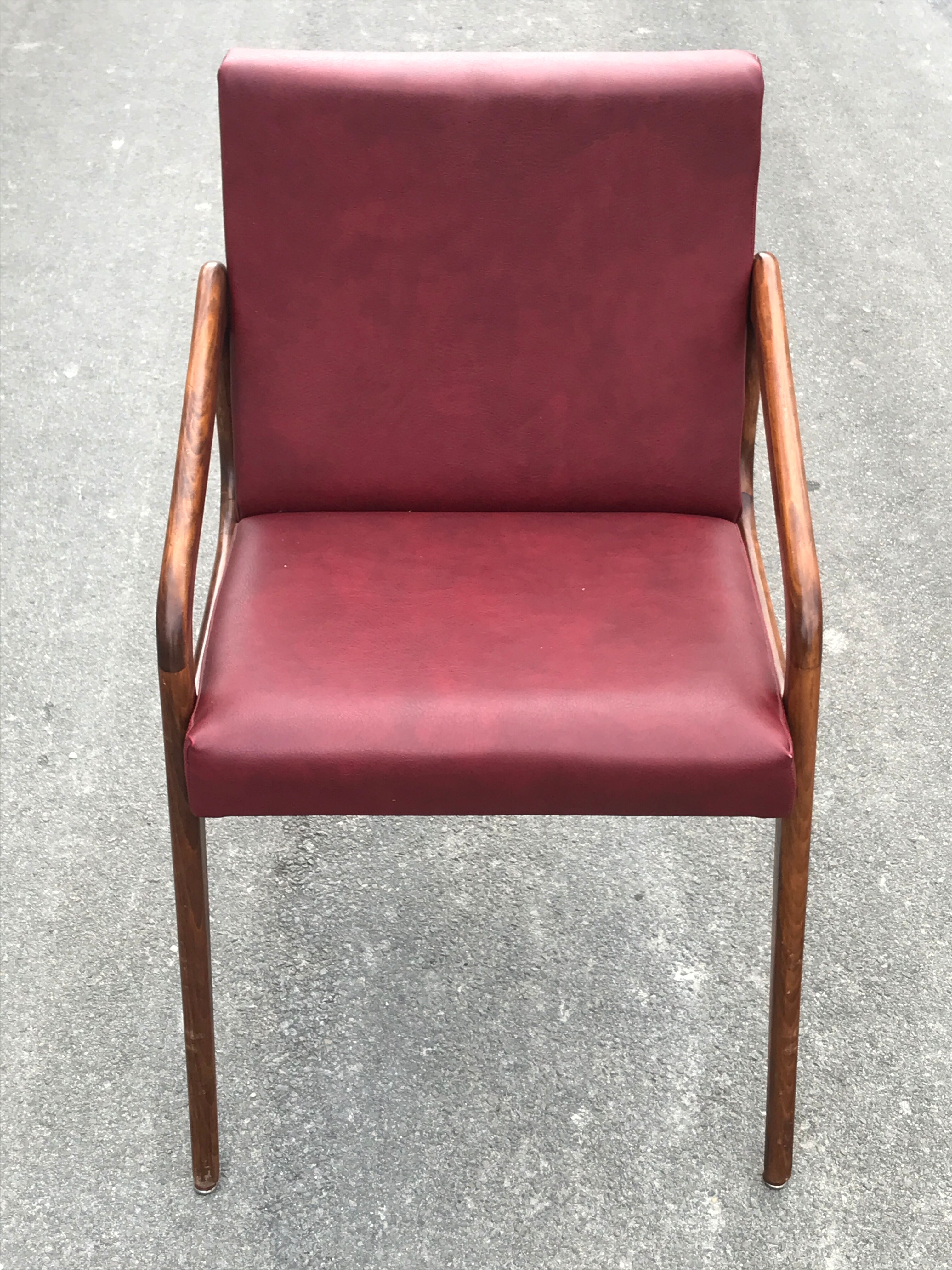 Vintage stella armchair design 1960