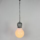 Vintage pendant lamp oversized light bulb by nuova elleluce, 1970