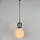 Vintage pendant lamp oversized light bulb by nuova elleluce, 1970