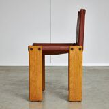 Set of Monk Chairs by Afra and Tobia Scarpa for Molteni, 1973