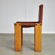 Ensemble de chaises Monk par Afra et Tobia Scarpa pour Molteni, 1973