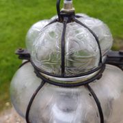 Pair of Blown Glass Suspensions