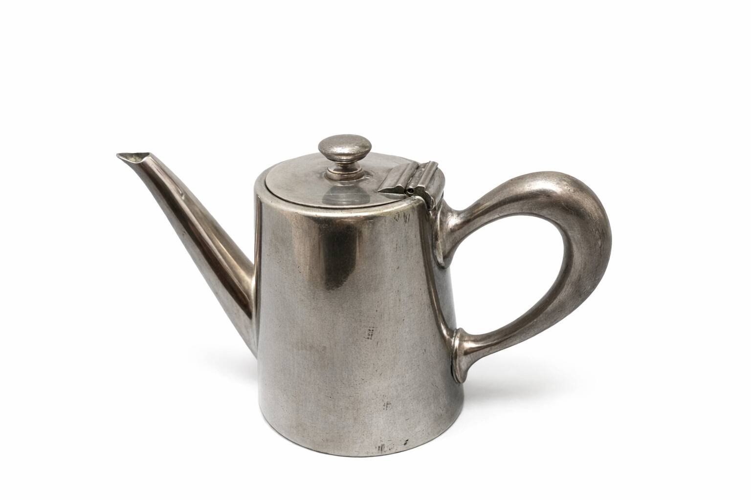 Small Silver Metal Coffee Pot Christofle - Nice Municipal Casino