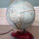 Luminous globe world map west Germany vintage