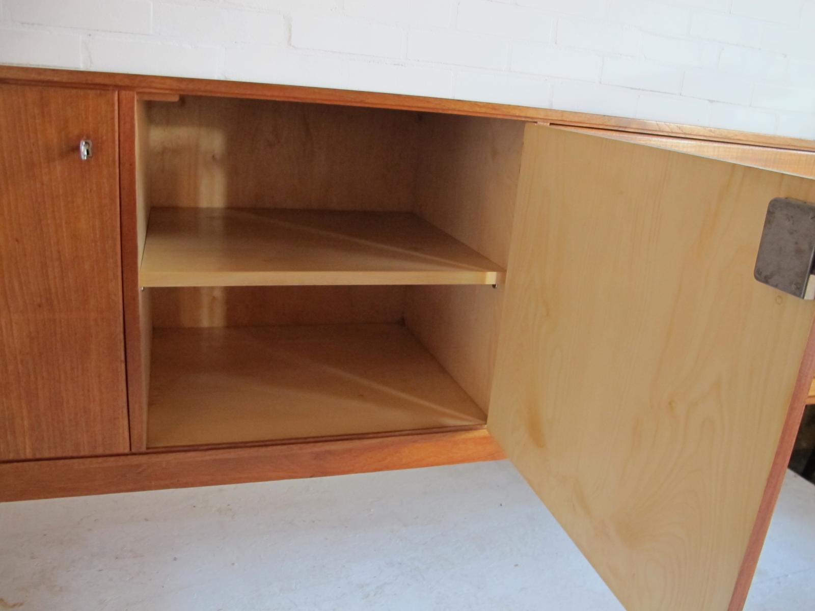 Enfilade vintage teak with inner shelf Denmark