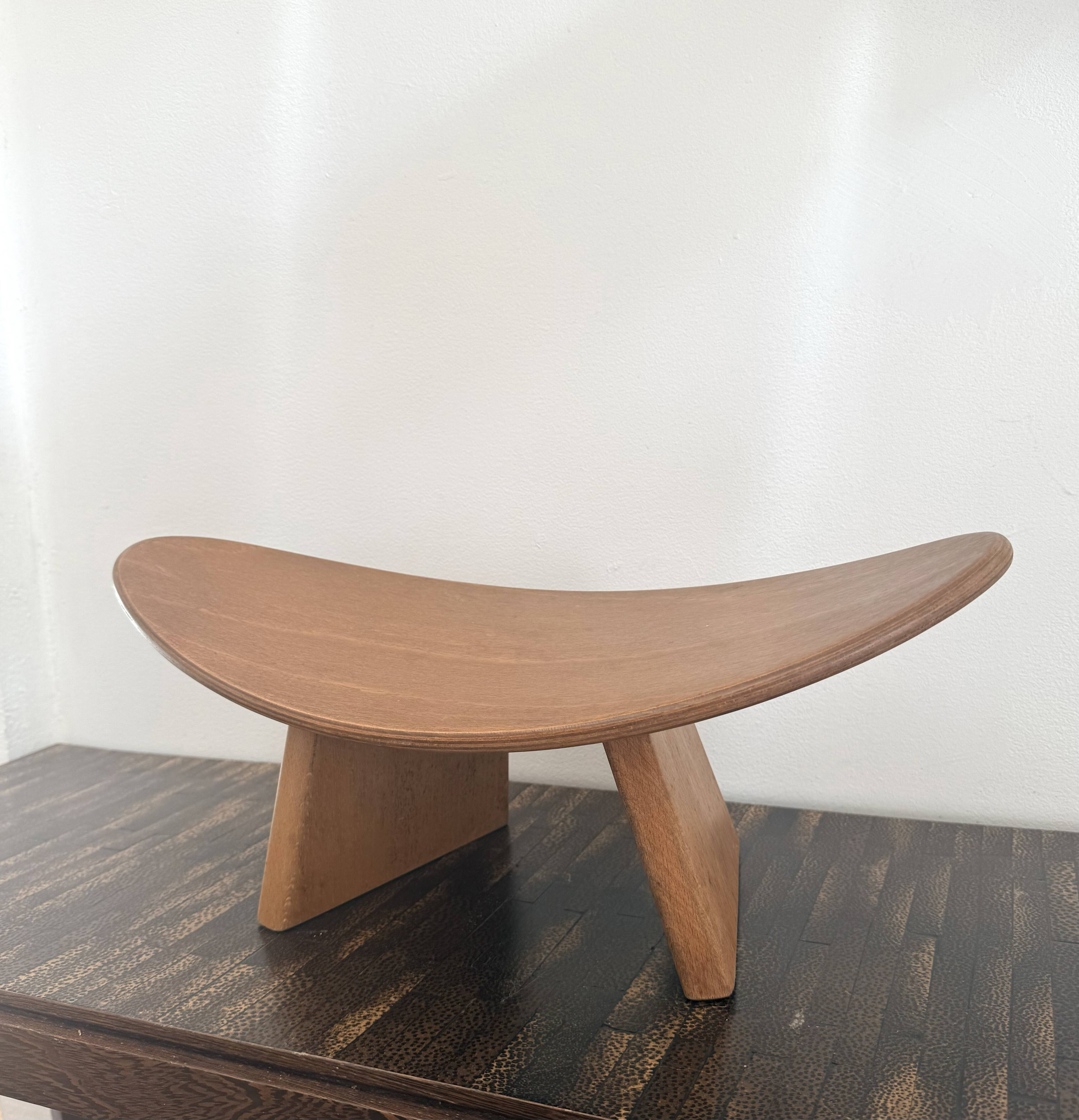 Set of 3 Shoggi meditation stools by Alain Gaubert, 1980s.