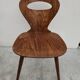 Chaise Baumann de bistrot modèle "fourmi" vintage 1950