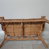 Childrens rattan sofa