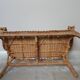 Childrens rattan sofa