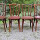4 chairs bistrot type n°56 years 30