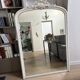 Rare Louis XVI Haussmannian Mirror - Mercury Glass 175 x 120 cm