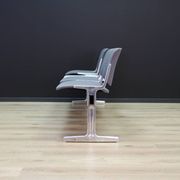 Grey aluminium bench, Danish design, 1960s, production: Denmark