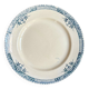Longchamp flat plate in iron earth, “Lily” service