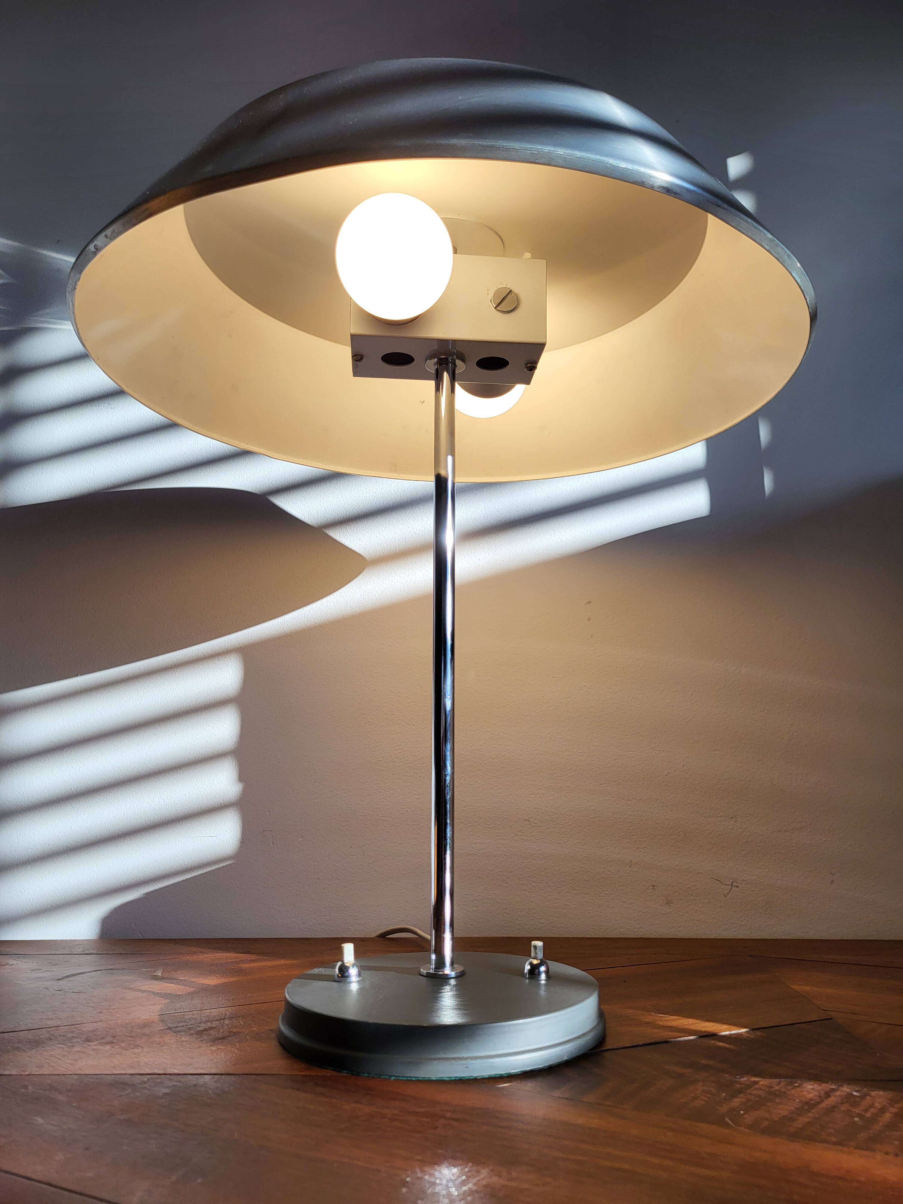 Lampe de bureau vintage Louis Kalff, modèle President, 1960, Nederland