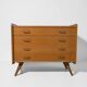 Commode scandinave pieds compas - Vintage 1960
