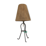 Metal and rope lamp 1950