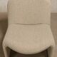 Giancarlo Piretti Alky Lounge Chairs in stone grey Bouclé Wool, Anonima Castelli