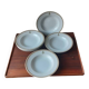 Set of 6 Limoges "marine nationale" soup plates