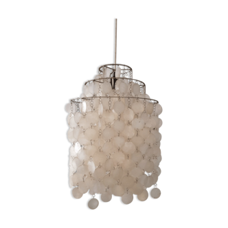 Hanging lamp 'fun' of Verner Panton pearl pendants