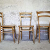 Three Luterma bistro chairs
