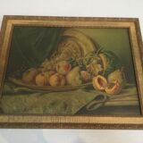 Chromolithographie Nature morte