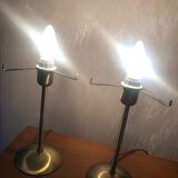Pair of vintage table lamps Honsel Leuchten