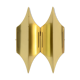 Double wall light "Gothic II" by Bent Karlby for Lyfa. Denmark 1960s