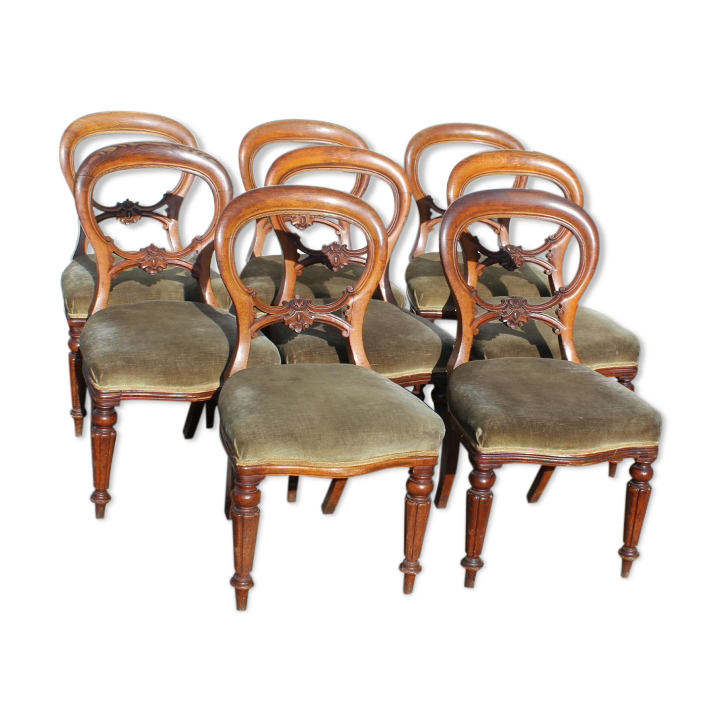 Ensemble de 8 chaises