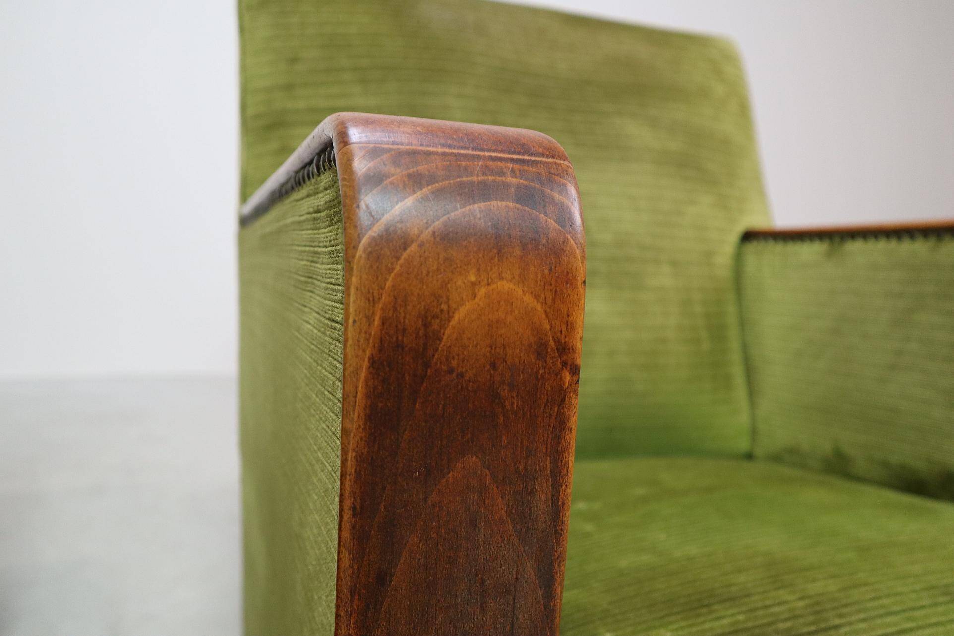 Paire de fauteuils club Art Déco, vers 1930