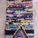 Colorful Boucherouite Moroccan rug - 72 x 154 cm