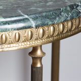 Green marble coffee table