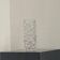 Clear decorative Vase sculpture with spikes, glass vase