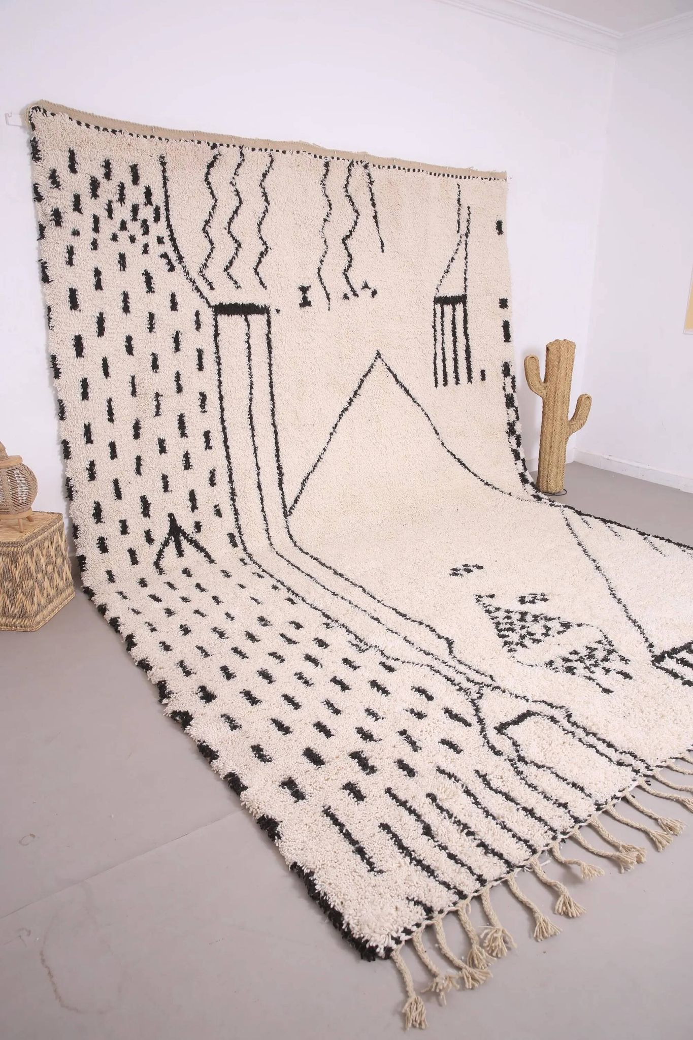 Tapis fait main traditionnal 250cmX150cm marocain